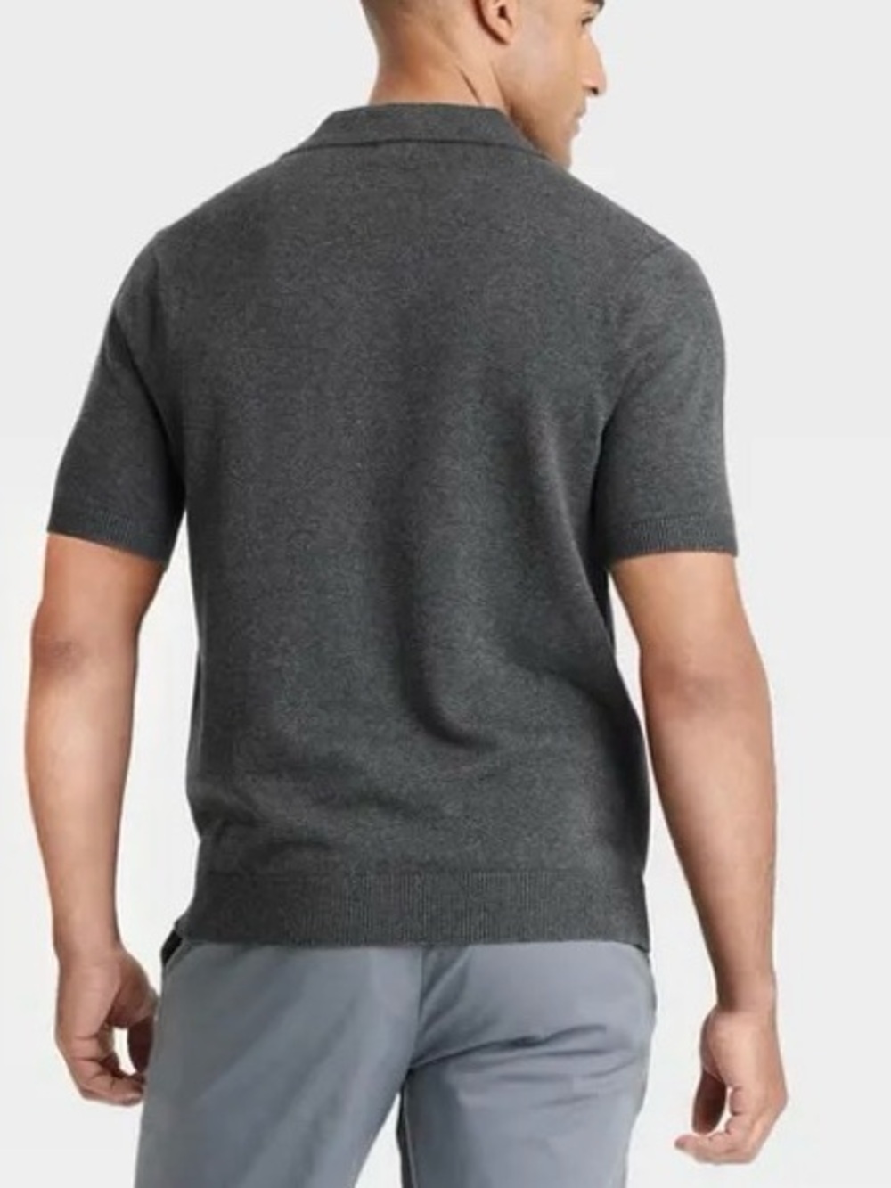 Goodfellow & Co Menβs Short Sleeve Johnny Collar Sweater β XXL | NWT π€ - Picture 3 of 9